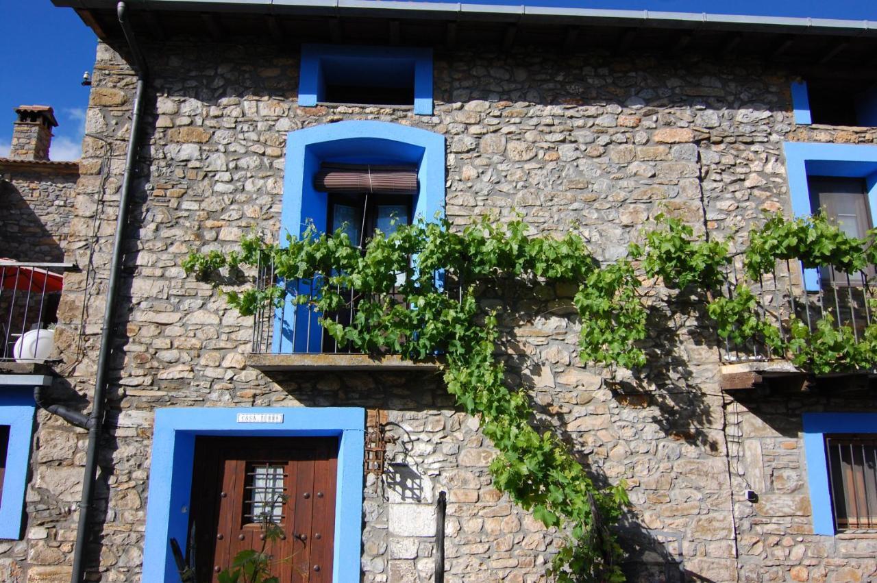 Apartamento El Fenal De Turmo Casa Rural "El Capricho De Nieves" Laspuna Bagian luar foto